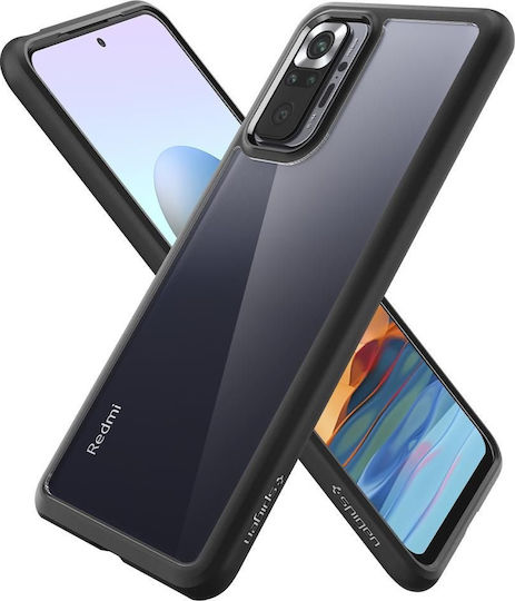 Spigen Ultra Hybrid Back Cover Πλαστικό 1.2mm Μαύρο (Redmi Note 10 Pro)