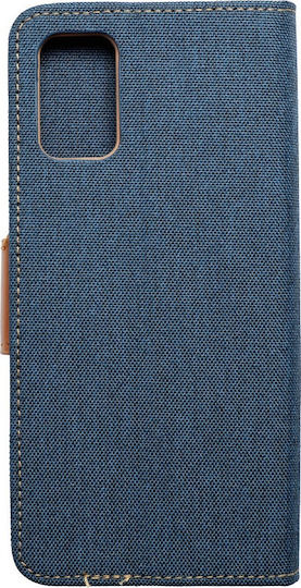 MyMobi Canvas Book Υφασμάτινο Navy Μπλε (Galaxy A02s)