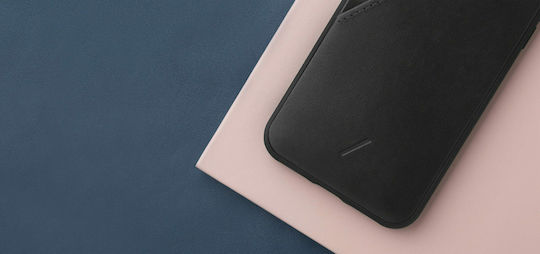 Native Union Clic Card Back Cover Leather Black (iPhone 11 Pro)