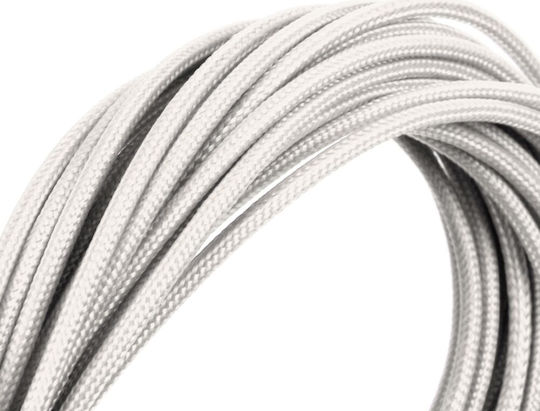 Cablemod ModFlex Basic Kit Extensie Cablu - Dual 6+2 Pin Serie - Cablu 0.3m Alb CM-CAB-BKIT-D62KW-R
