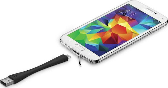 Mophie Flat USB 2.0 to micro USB Cable Ροζ 0.15m (2990_USB-MICRO-4IN-PNK)