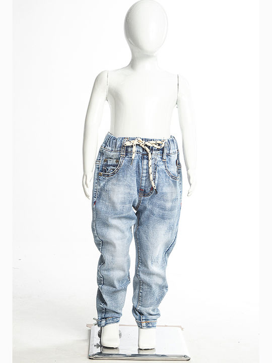 Joyce Kids Denim Trousers Light Blue Παντελόνι Τζιν