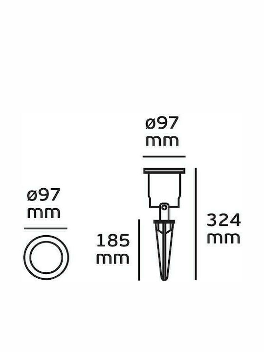 VK Lighting Waterproof Led Light Fixture 56610-005639