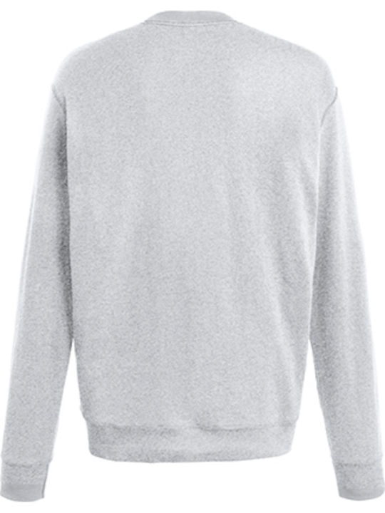 Fruit of the Loom Lightweight Set-In Men's Long Sleeve Promotional Sweatshirt Heather grey