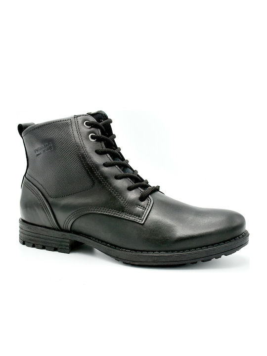 Leder Schwarz Stiefel Anatomisch 180731-03