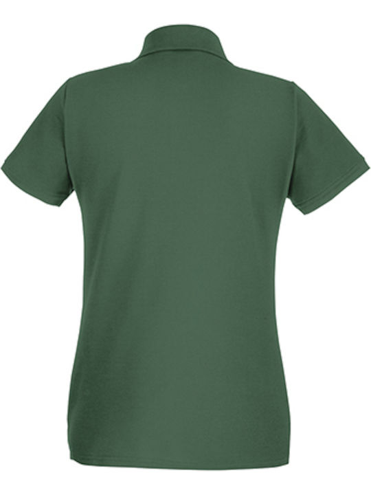 Fruit of the Loom Premium Women's Short Sleeve Promotional Blouse Forest Green 63-030-TM