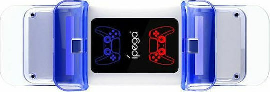 iPega Dual Charger Dock Pro Charging Station for 2 controllers PS5 with LED lighting Transparent