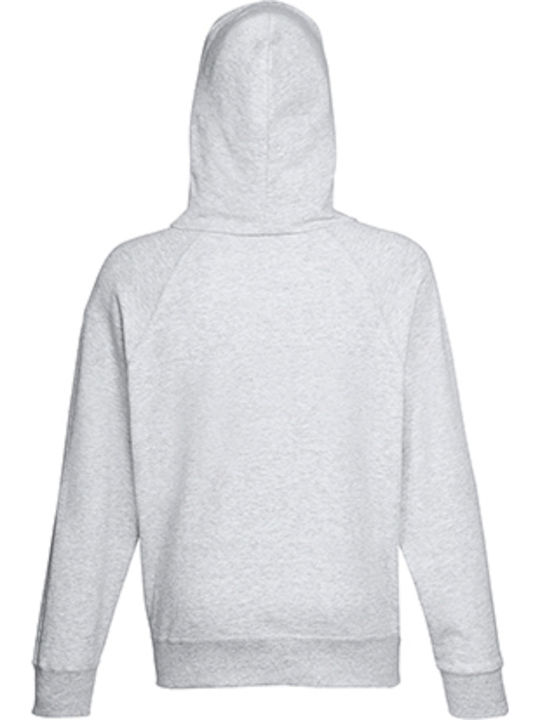 Fruit of the Loom Lightweight Werbe-Hoodie Heather grey