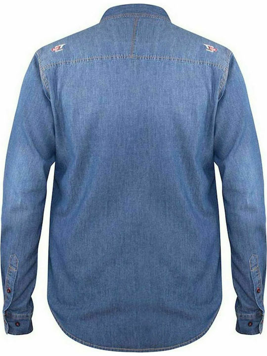 DUKE Men's long-sleeved denim shirt (2XL-6XL)