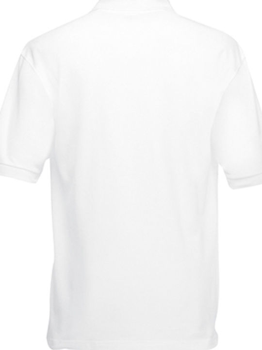 Fruit of the Loom 65/35 Heavy Men's Short Sleeve Promotional Blouse White