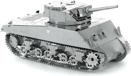 Fascinations Μεταλλική Φιγούρα Μοντελισμού Τανκ Earth Sherman Tank 7.4x3.4x3.5εκ.