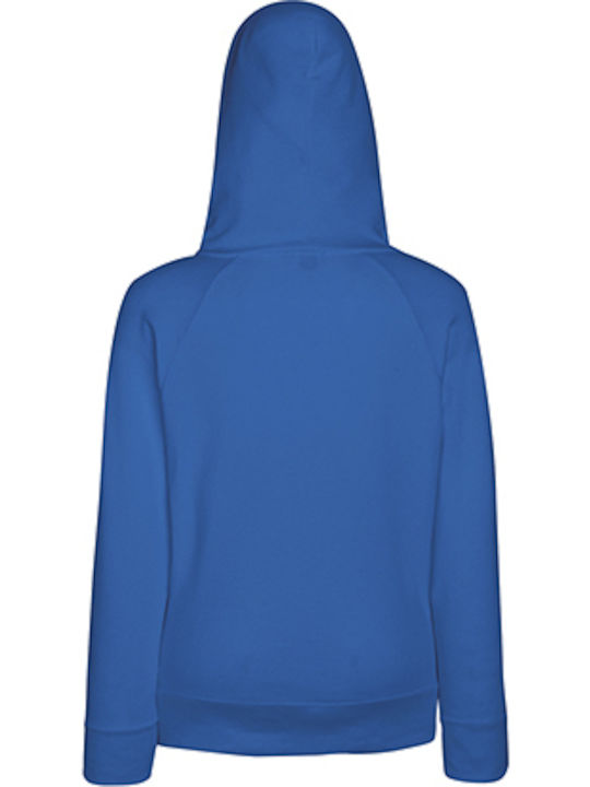 Fruit of the Loom Ladies Lightweight Werbe-Hoodie Royal