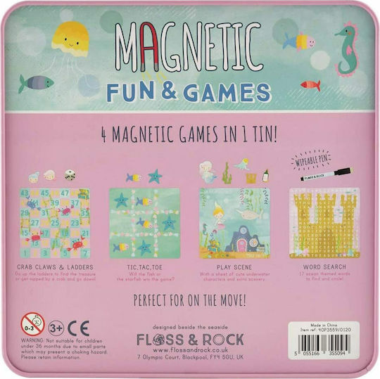 Floss & Rock Magnetic Construction Toy Mermaid 4 in 1 for Children 3++ Years