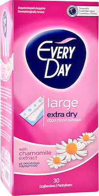 Every Day Extra Dry Large Panty Liners with Chamomile Extract 30pcs