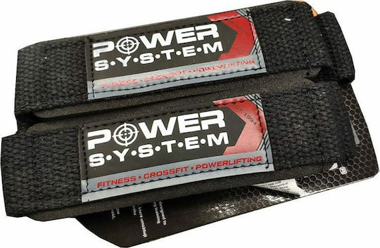 Power System PS-3400 Weightlifting Wrist Wraps 2pcs Black/Red