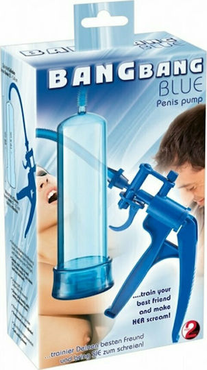 You2Toys Bang Bang Scissor Penis Pump Τρόμπα Πέους Μπλε