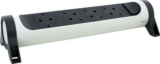 Legrand Πολύπριζο 4 Θέσεων με Διακόπτη