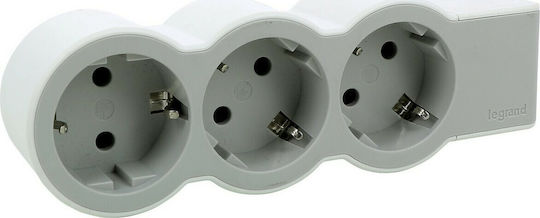 Legrand Power Strip 3 Sockets Without Cable France (Type E)
