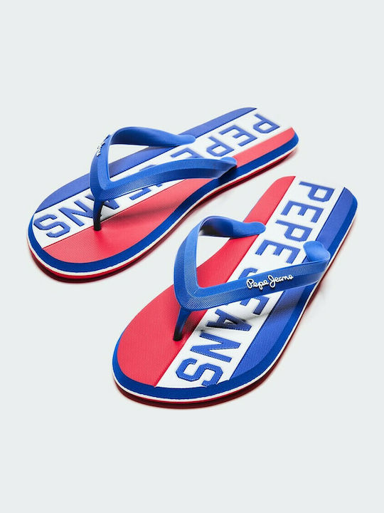 Pepe Jeans Flip Flops bărbați Albastru