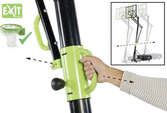Exit Toys Galaxy Μπασκέτα με Βάση και Ρυθμιζόμενο Ύψος 230-305εκ.