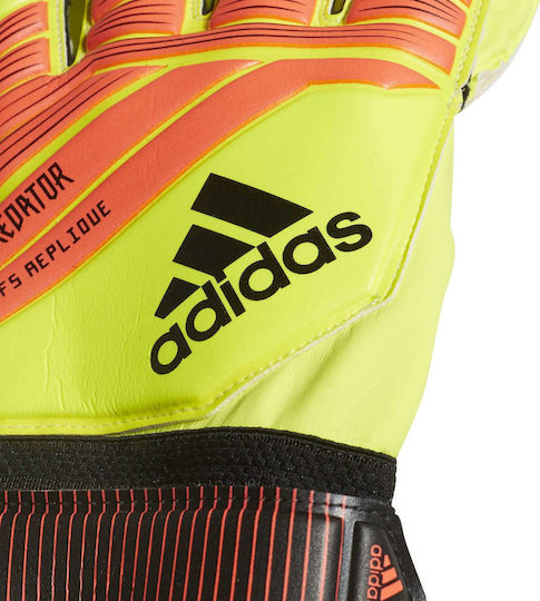 adidas Predator Fingersave Replique Adults Goalkeeper Gloves Yellow