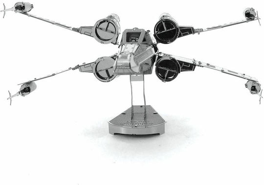 Fascinations X-Wing Star Fighter Metal Modeling Figure Spacecraft 10.1x8.5x5.1cm.