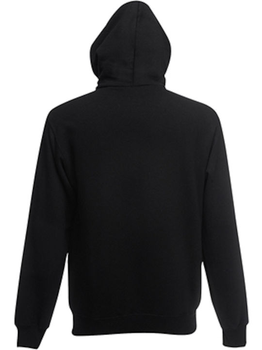 Fruit of the Loom Classic Men's Long Sleeve Promotional Sweatshirt Black