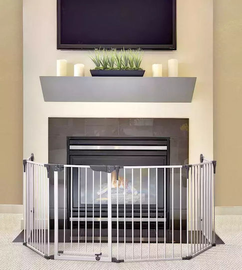 Dreambaby Royale 3 in 1 Πτυσσόμενη Πόρτα Ασφαλείας σε Λευκό Χρώμα 380x74εκ.