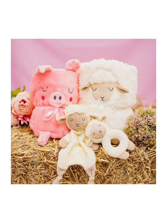 Sass & Belle Одеяло Детски пелени за пелени Pig Флийс Розов 70x105см.