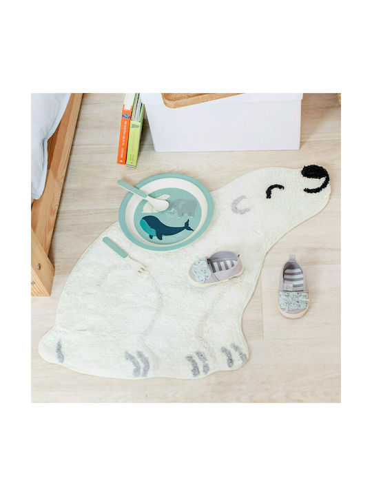 Sass & Belle Nanook Polar Bear Παιδικό Χαλί Βαμβακερό Λευκό 54x57cm Sass & Belle Nanook Polar Bear Παιδικό Χαλί Βαμβακερό Λευκό 54x57cm