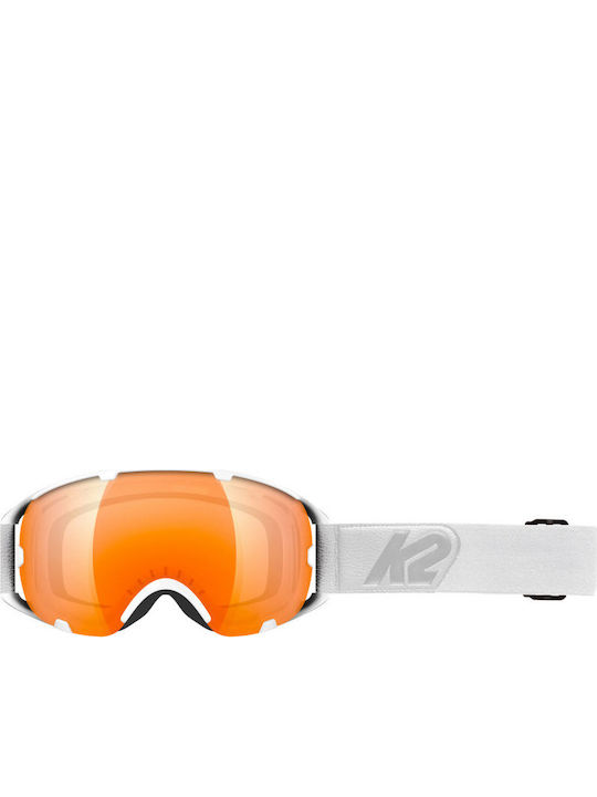 K2 Source Sliced Μάσκα Σκι & Snowboard Ενηλίκων με Φακό Καθρέπτη