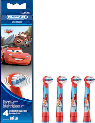 Oral-B Stages Power Replacement Heads for Electric Toothbrush 4pcs Orange