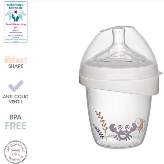 Nip Μπιμπερό First Moments Καβουράκι με φαρδύ λαιμό 150ml