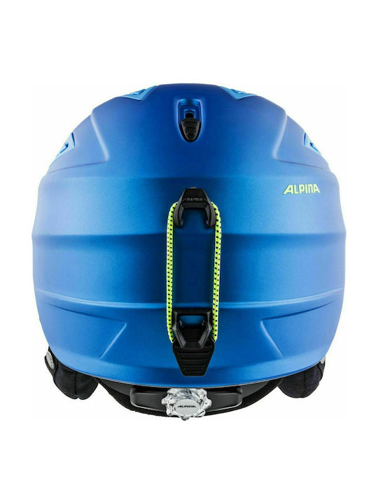 Alpina Grap 2.0 Κράνος για Σκι & Snowboard Blue Neon Yellow Matt
