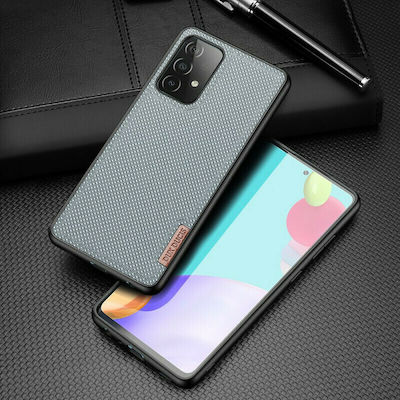 Dux Ducis Fino Coperta din spate Silicon / Tesatura Albastru (Galaxy A72)