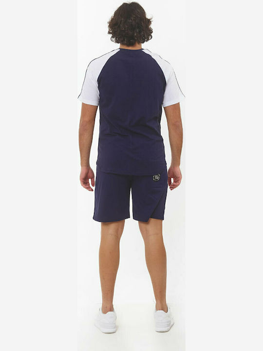 Bodymove Men's Short Sleeve T-shirt Navy Blue