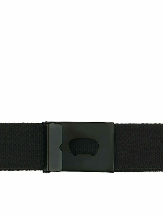 Idol Men's Fabric Webbing Belt Belt Black