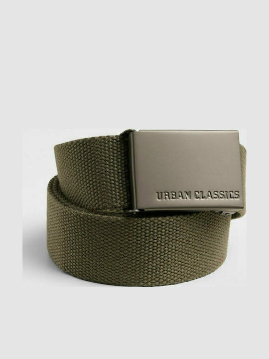 Urban Classics Ανδρική Ζώνη Υφασμάτινη Olive Urban Classics Ανδρική Ζώνη Υφασμάτινη Olive