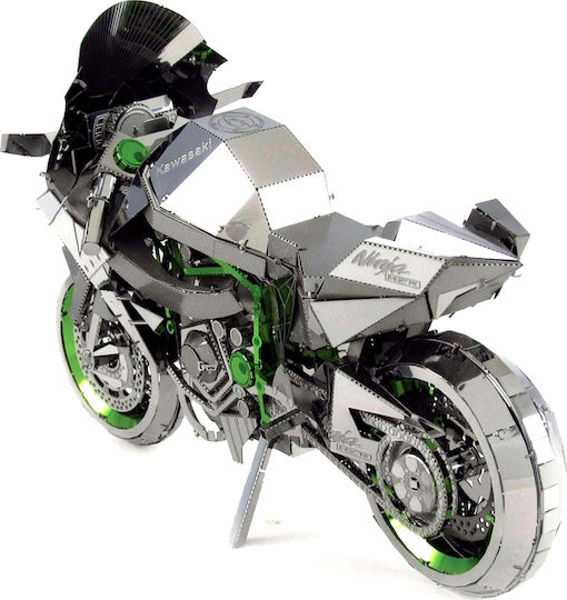 Fascinations Kawasaki Ninja Iconx Метална Фигура за Моделизъм Машина 12.3x7.7x4.5см.