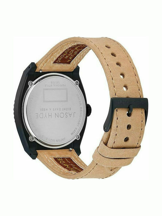 Jason Hyde Watch Battery with Leather Strap