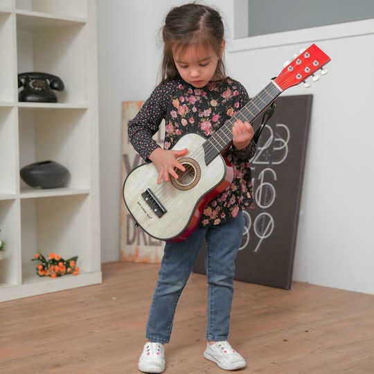 New Classic Toys Holz Gitarre De Luxe Für 3+ Jahre