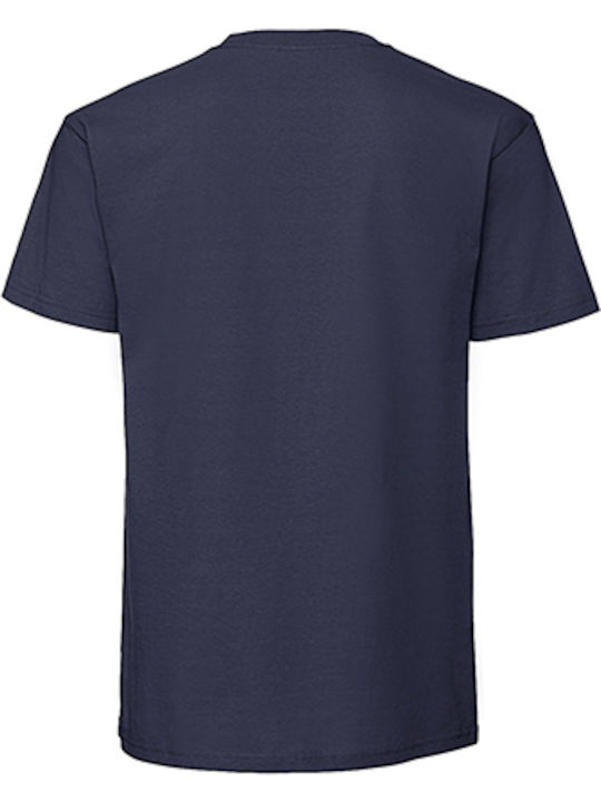 Fruit of the Loom Ringspun Premium T Men's Short Sleeve Promotional T-Shirt Navy Blue