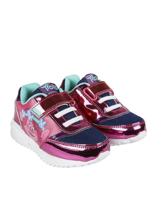 3438 Παιδικά Sneakers με Σκρατς Ροζ