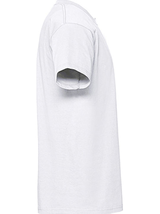 Fruit of the Loom Ringspun Premium T Men's Short Sleeve Promotional T-Shirt White