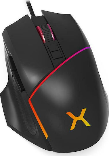 Krux Fuze Mouse RGB Gaming Mouse 12000 DPI Negru