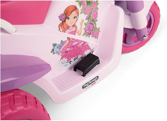 Kids Motorbike Inspired Flower Princess Electric 6 Volt Pink