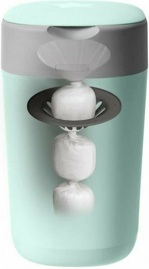 Tommee Tippee Twist and Click Diaper Disposal Bin Green