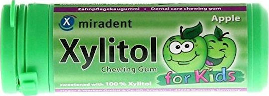 Miradent Xylitol Chewing Gum for Kids Chewing Gums for Dry Mouth 30 Pieces