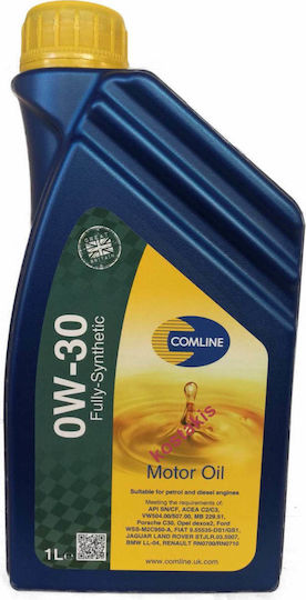 Comline Fully Synthetic Συνθετικό Λάδι Αυτοκινήτου 0W-30 1lt