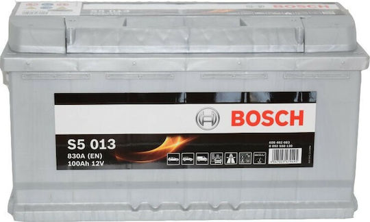 Bosch Baterie Auto S5013 S5 013 cu Capacitate 100Ah și CCA 830A